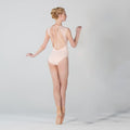 Girls Light Pink Ballet Onesies(Mollie/60 Poudré)