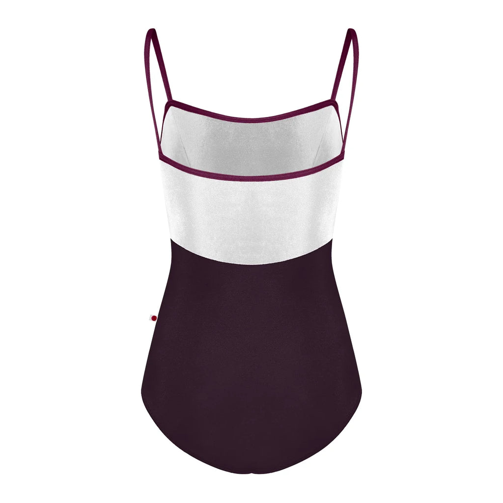 Women Eggplant "Denise/N-Eggplant/V-White/N-Opera" Ballet Onesies