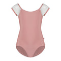 Girls Pink "Wendy/N-Antique Rose/CV-White/N-Antique Rose" Ballet Onesies