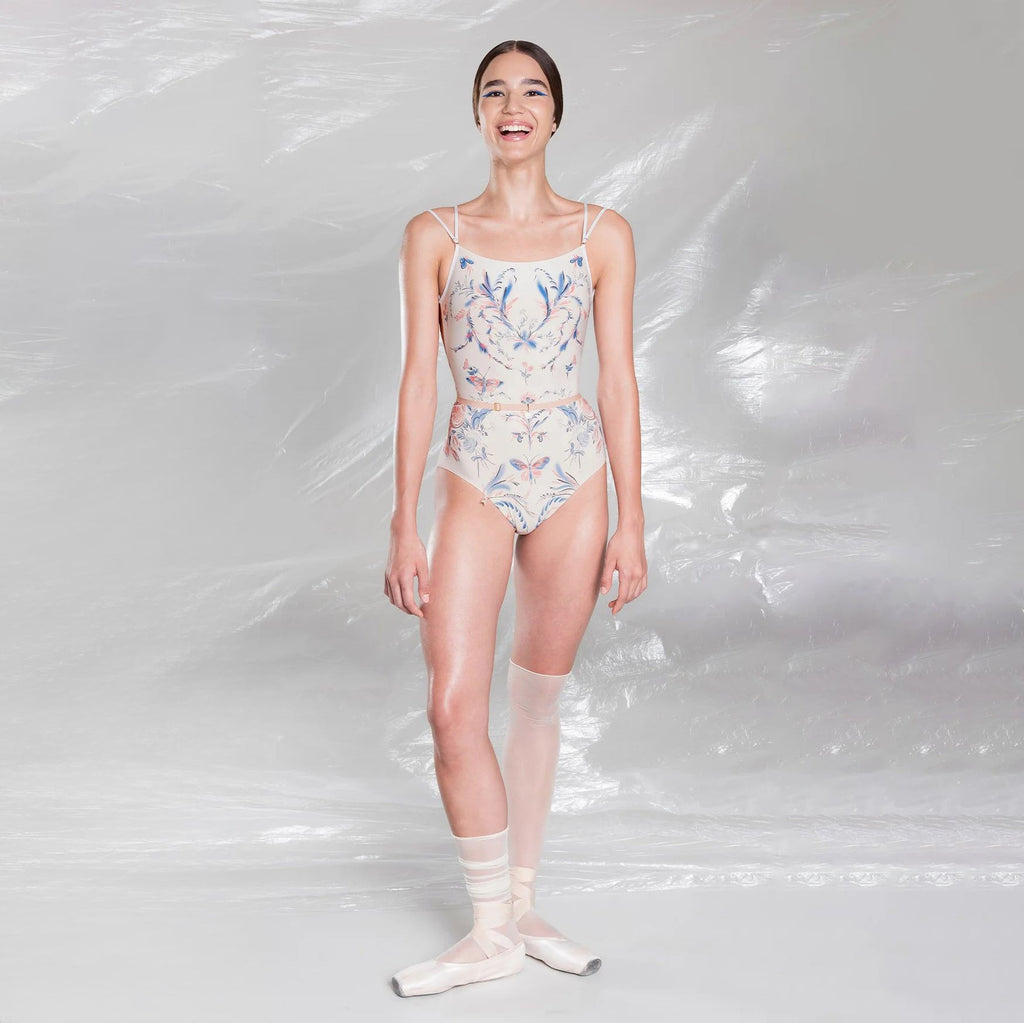 Women Multicolor "PORCELAIN BLOOM" Ballet Onesies(231LE33VL/multicolor)