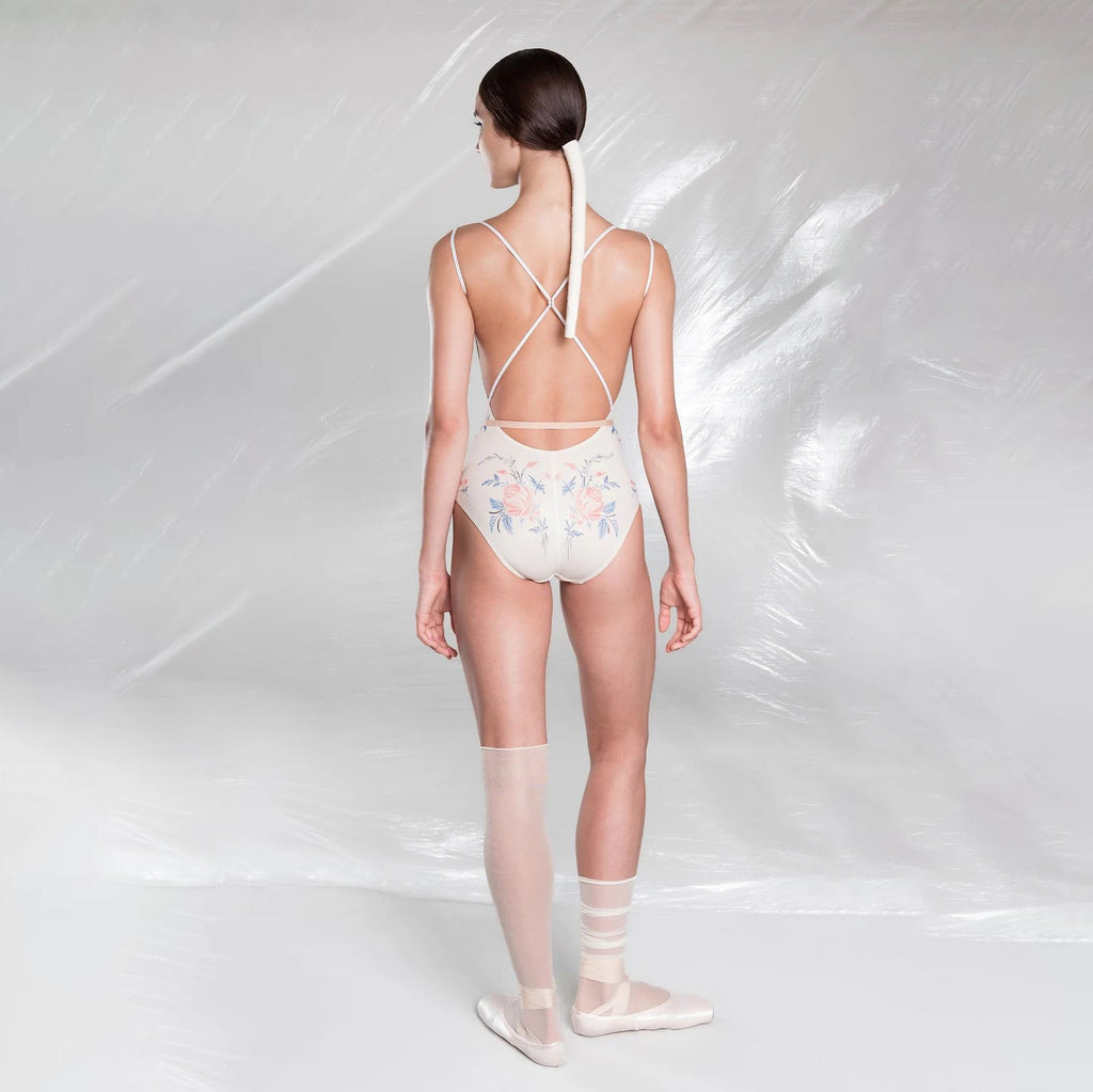 Women Multicolor "PORCELAIN BLOOM" Ballet Onesies(231LE33VL/multicolor)