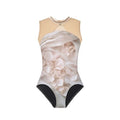 Women Light Pink Flower Ballet Onesies(R5-25.7/Contessa)