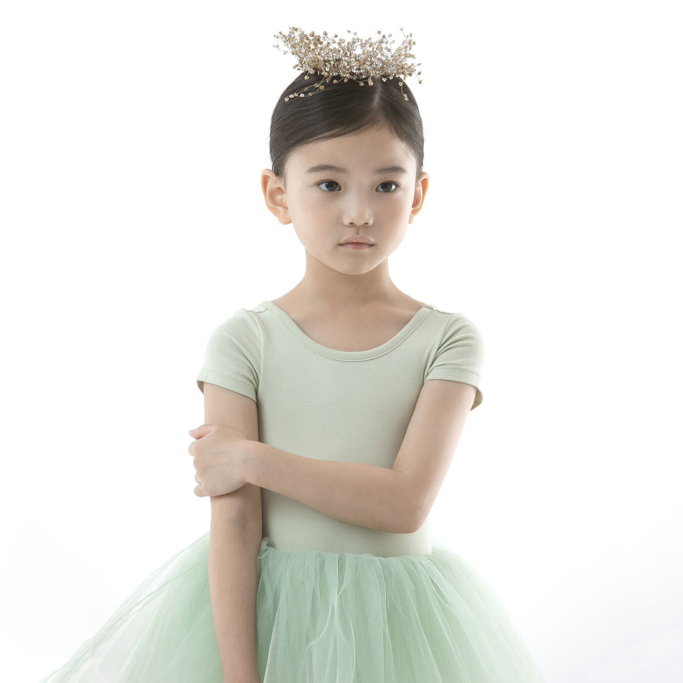 Girls Mint Ballet Onesies