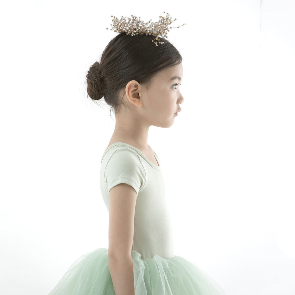 Girls Mint Ballet Onesies