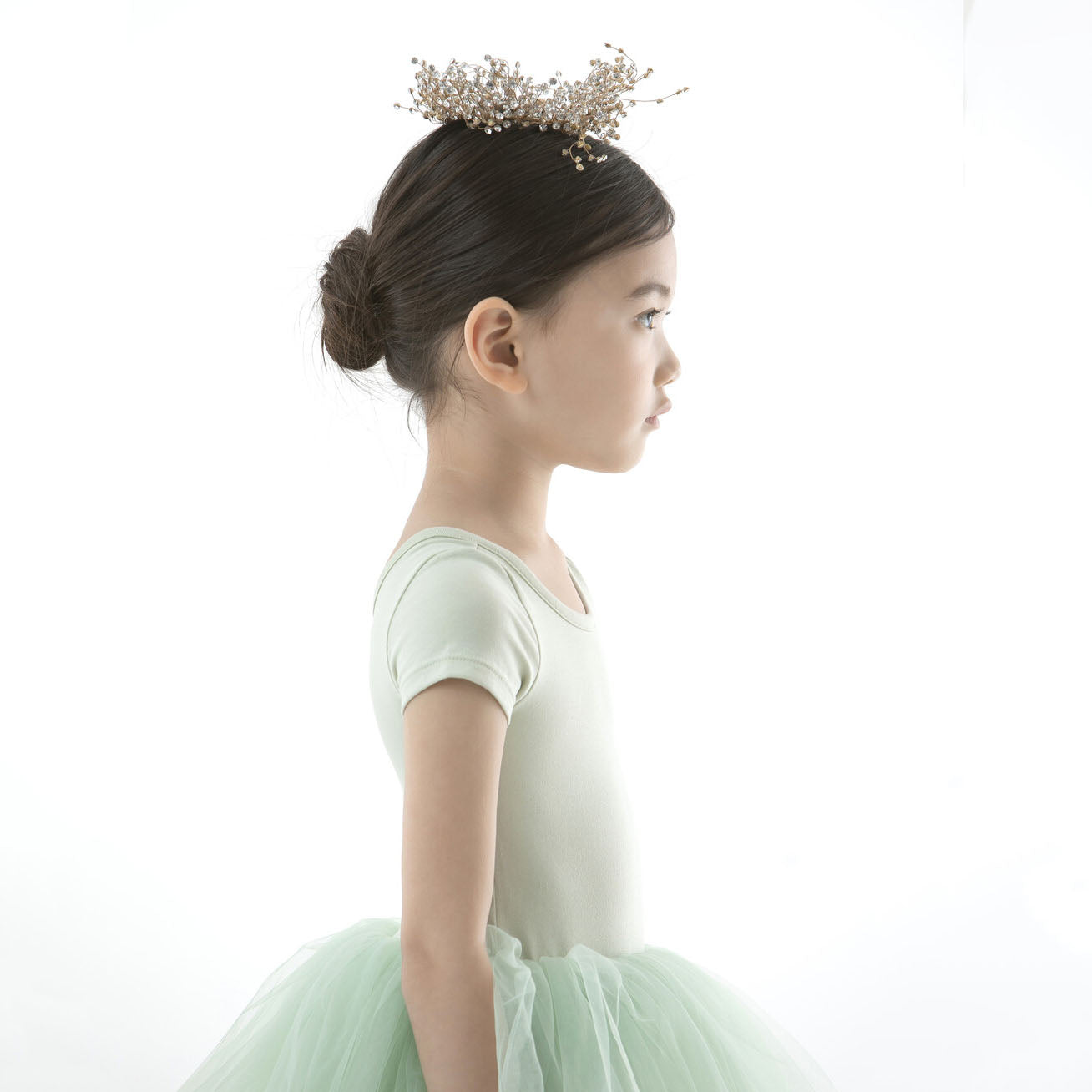 Girls Mint Ballet Onesies