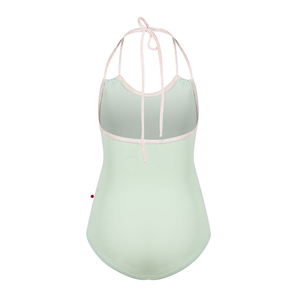 Girls Mint Ballet Onesies