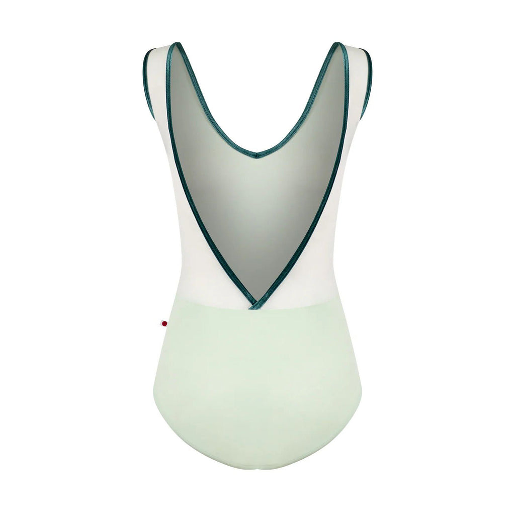 Women Mint'GINA/T-Pistachio/Mesh White/V-Orbit'Ballet Onesies