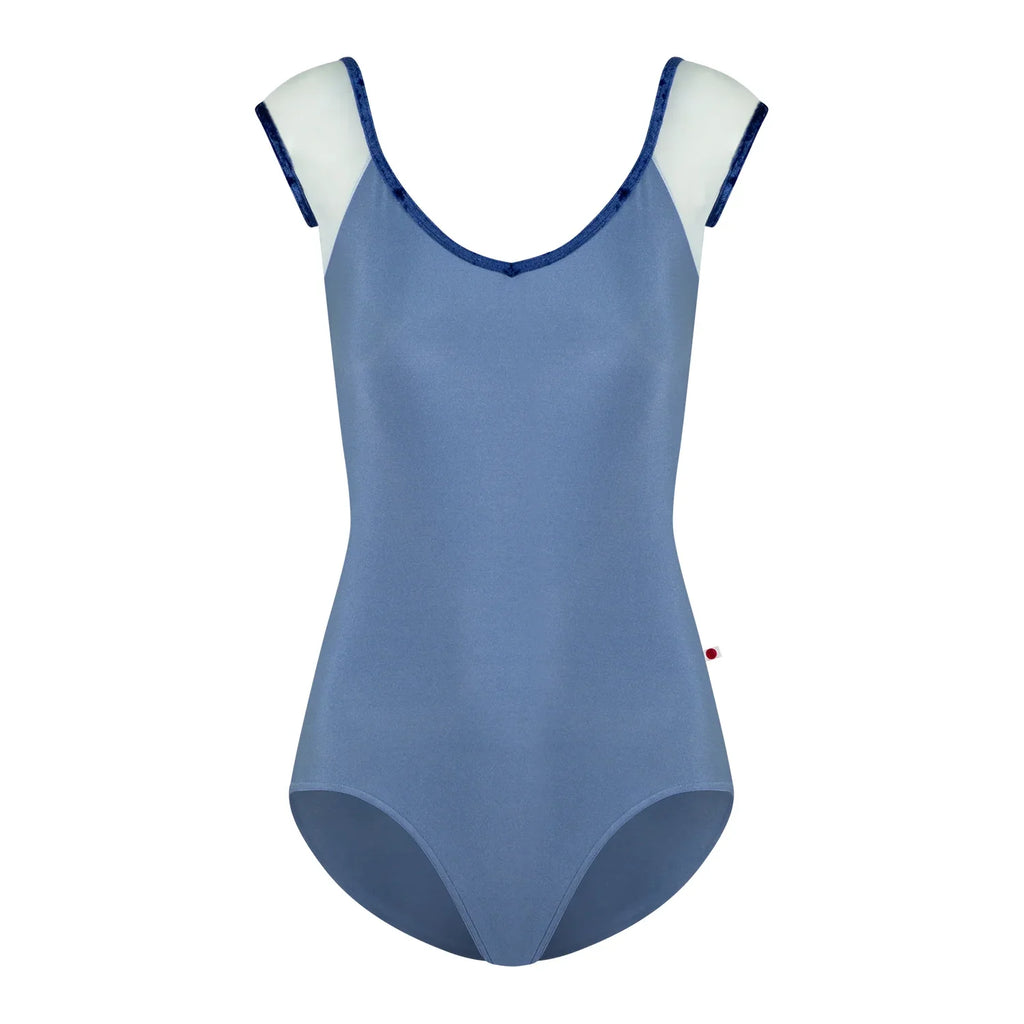Women Blue "Nina/N-Arctic/Mesh Whisper/CV-Dark Blue" Ballet Onesies