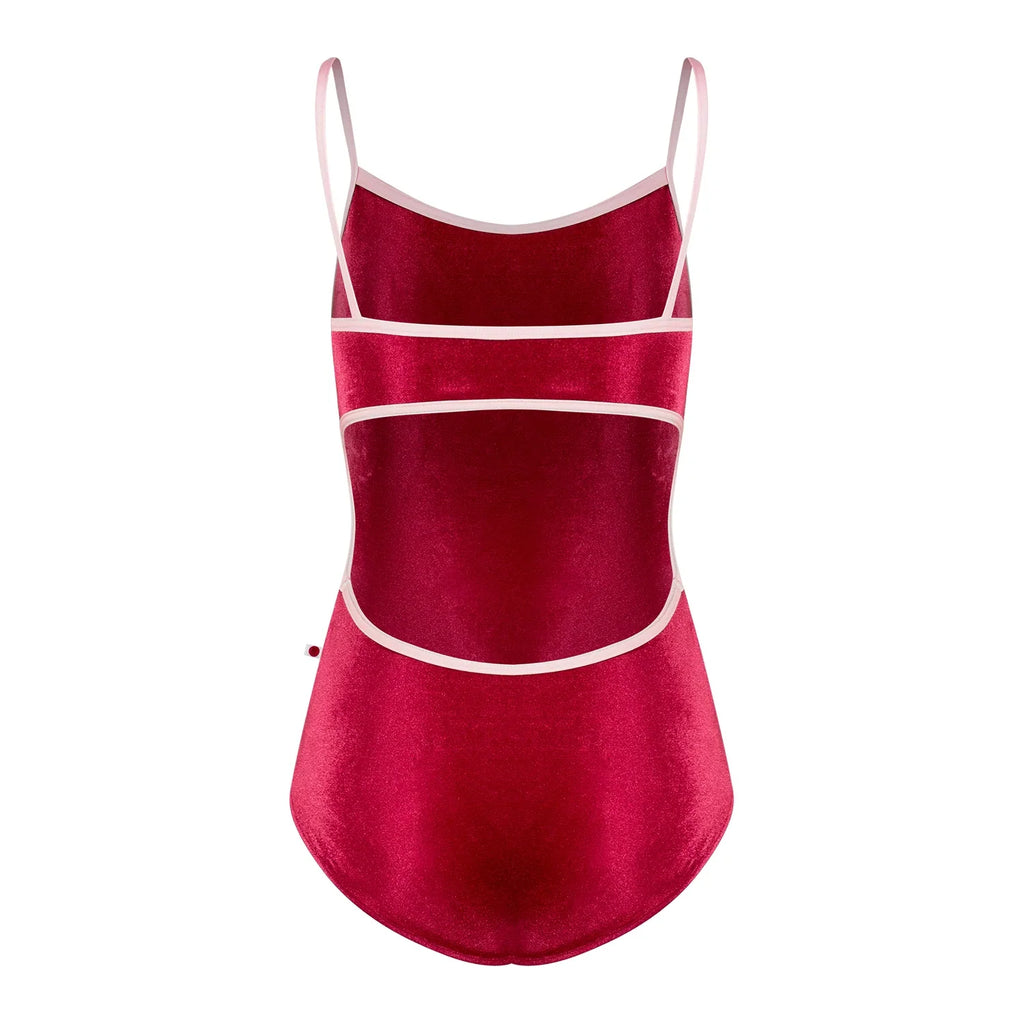 Women Red "Kiki/V-Cerise/T-Rose" Ballet Onesies