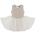 Girls Beige Ballet Onesies