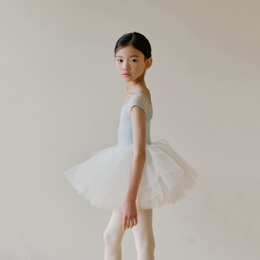 Girls Blue Ballet Tutu Skirt