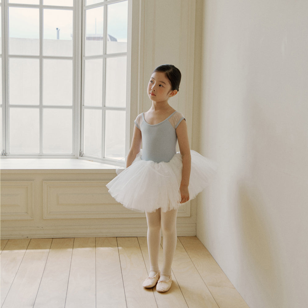 Girls Blue Ballet Tutu Skirt