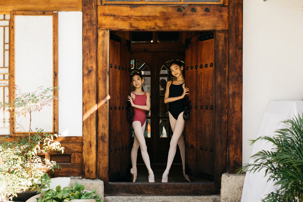 Girls Black Ballet Onesies