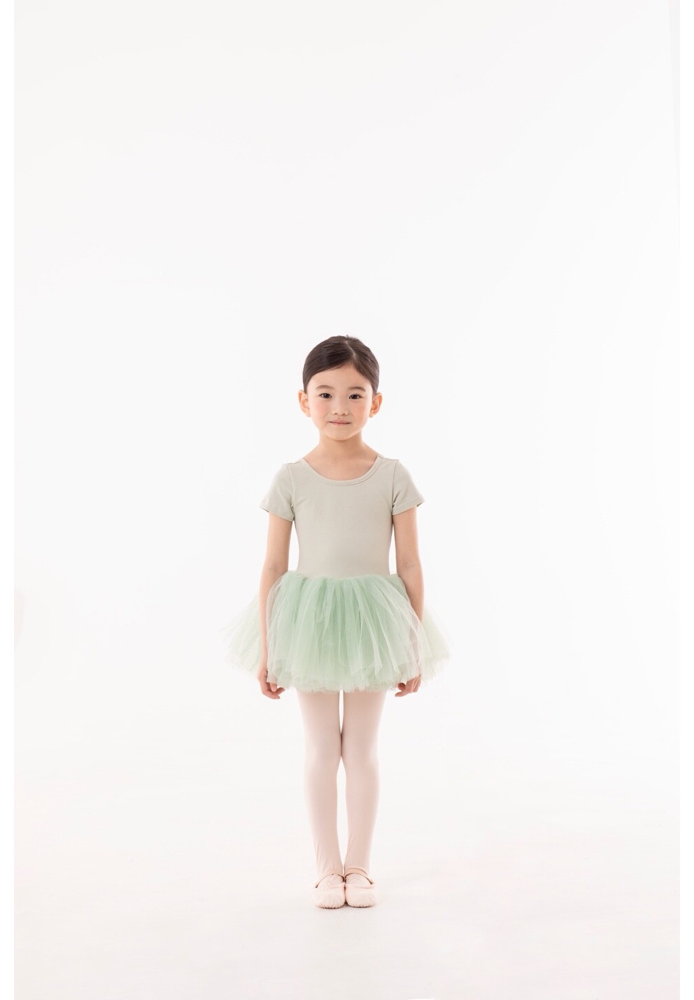 Girls Green Ballet Onesies
