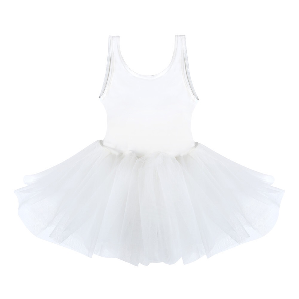 Girls White Ballet Onesies
