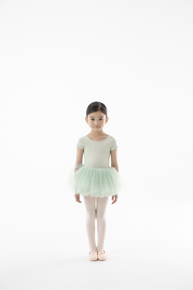 Girls Green Ballet Onesies