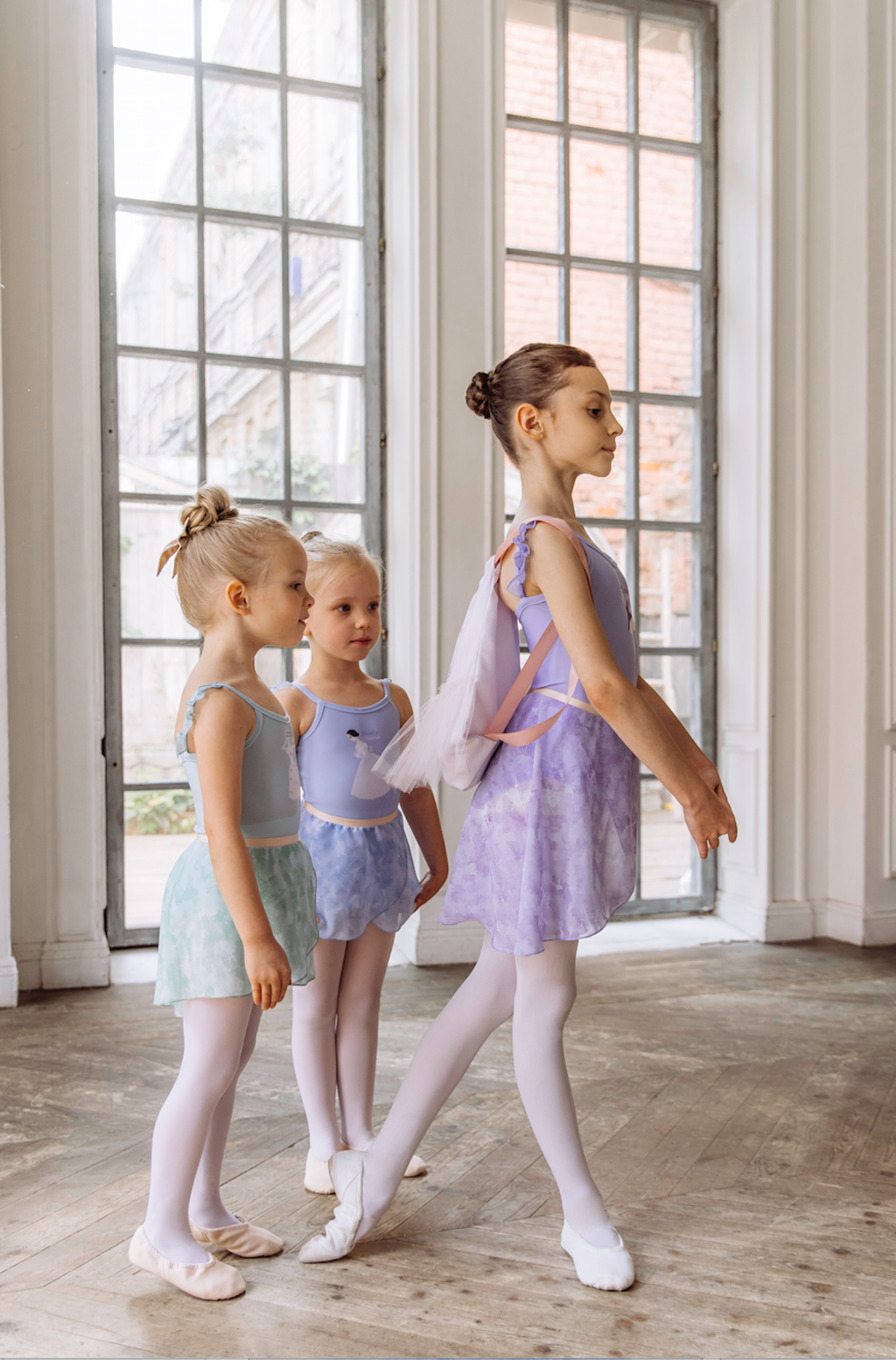 Girls Blue Ballet Skirt