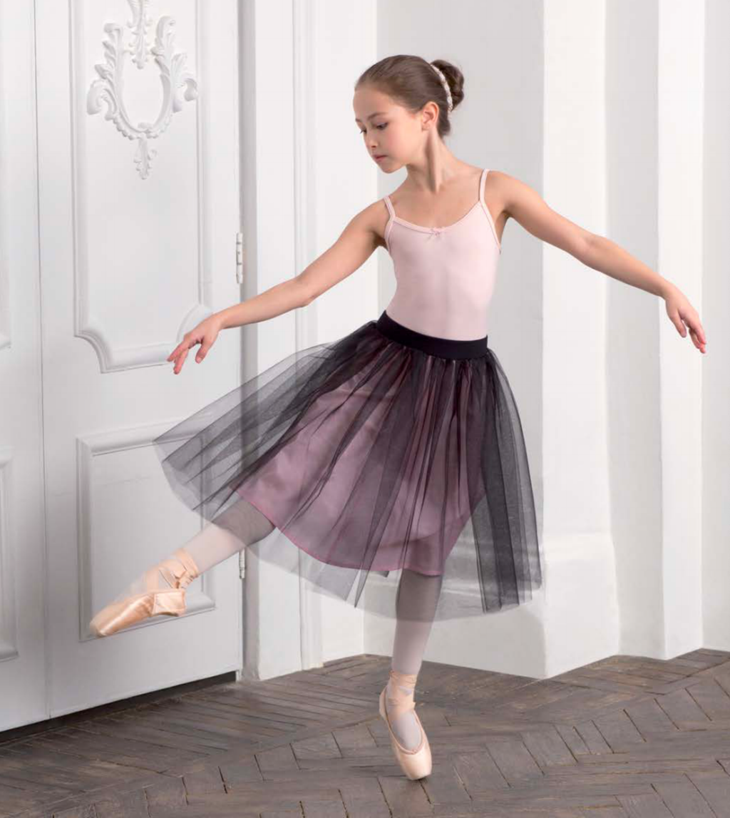 Girls Black Ballet Skirt