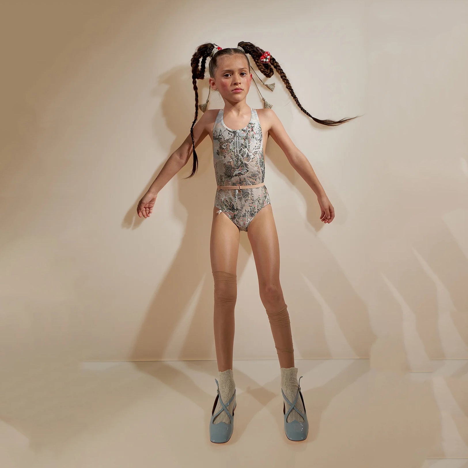 Girls Multicolor Ballet Onesies