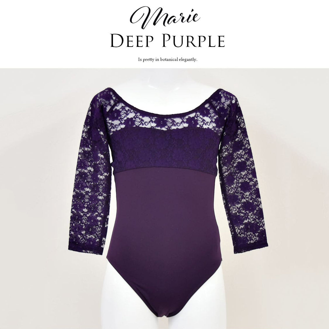 Girls Purple"abby-l05/Deep Purple"Ballet Onesies