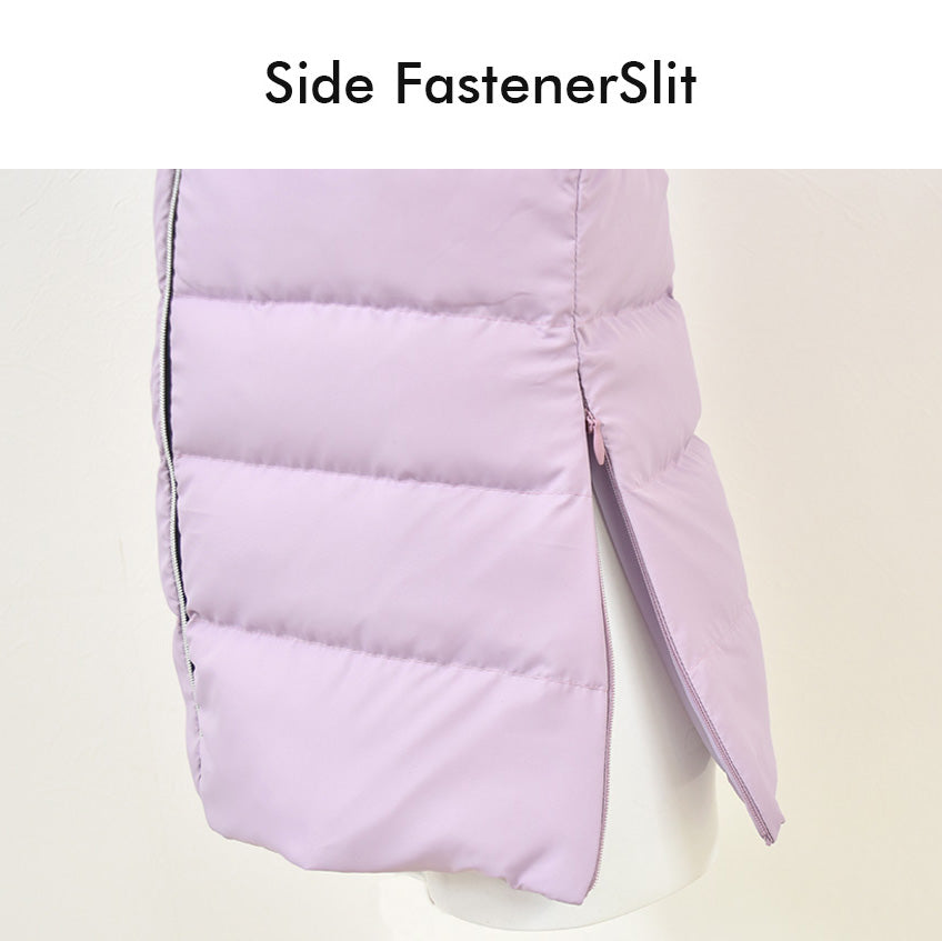 Girls Lavender"abby-w14/lavender/Kexin.S"Ballet Padded Down Gilet