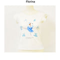 Girls White"abby-w19/Florina (White)"Ballet T-Shirt