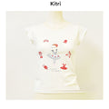 Girls White"abby-w19/Kitri (White)"Ballet T-Shirt