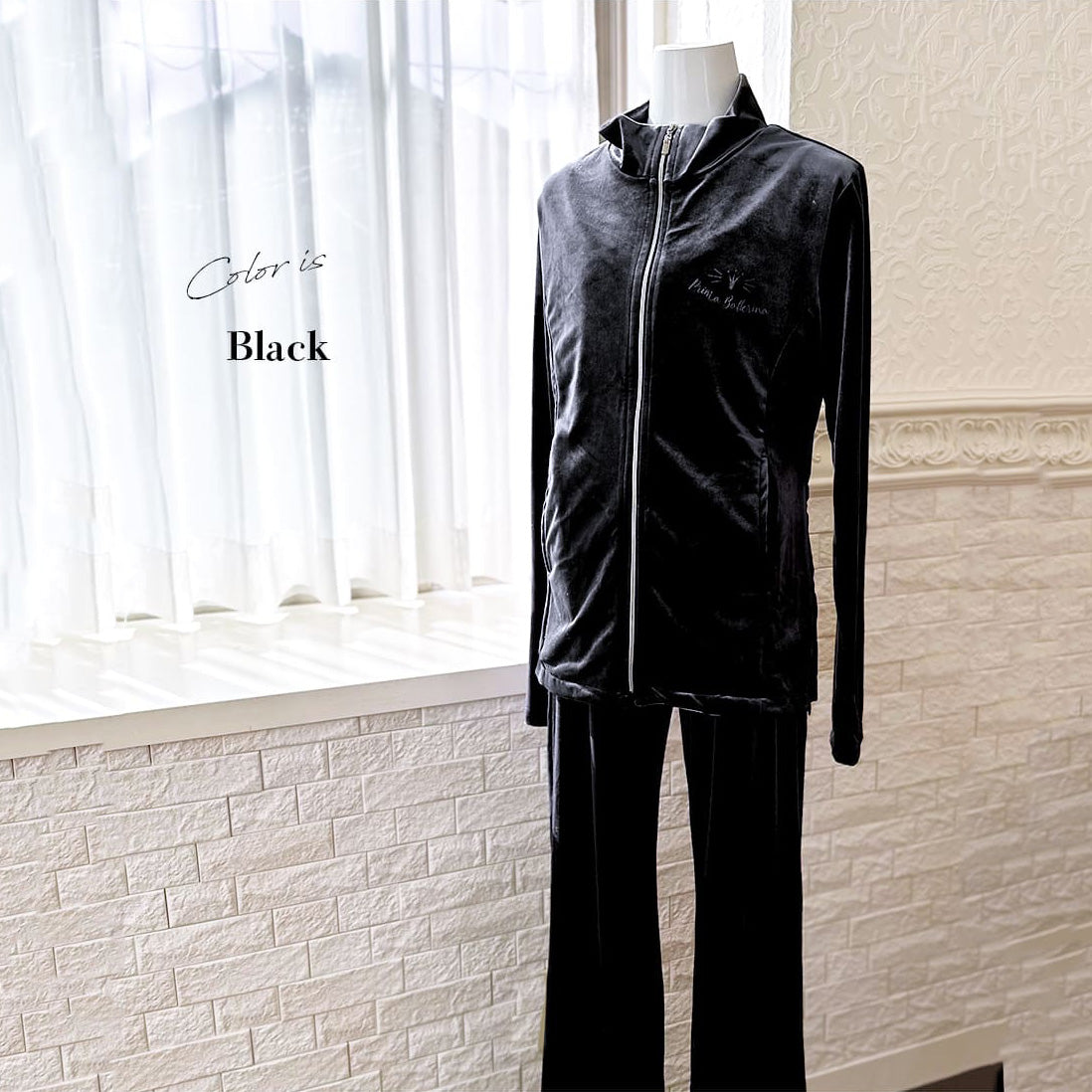 Girls Black Velvet"abby-w21/black"Ballet Set