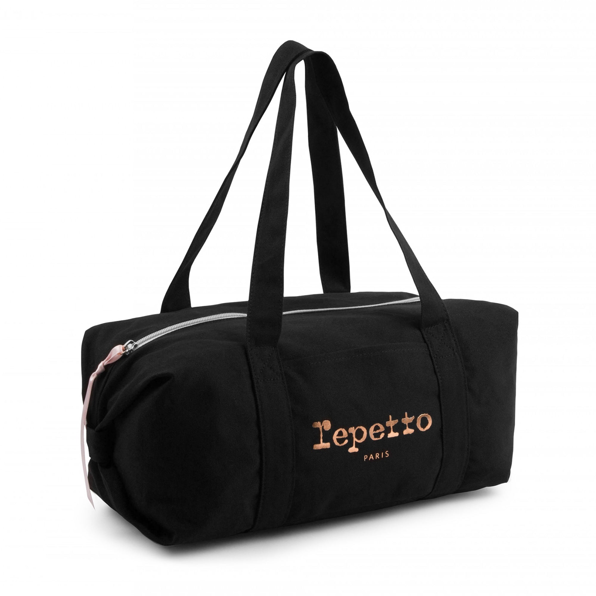 Girls Black Cotton Bag(M: H18 x W35 x D22 cm)