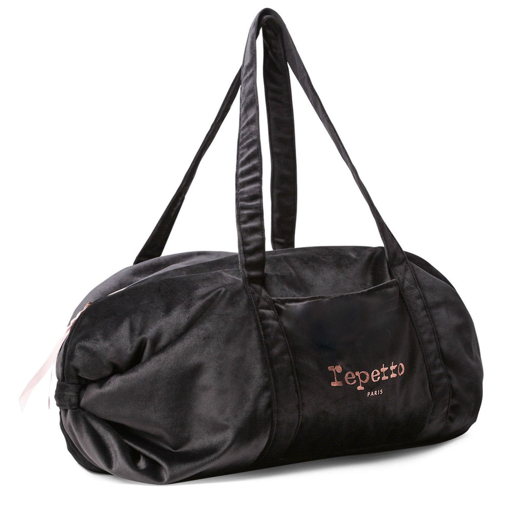Girls Black Logo Ballet Bag(Size L）