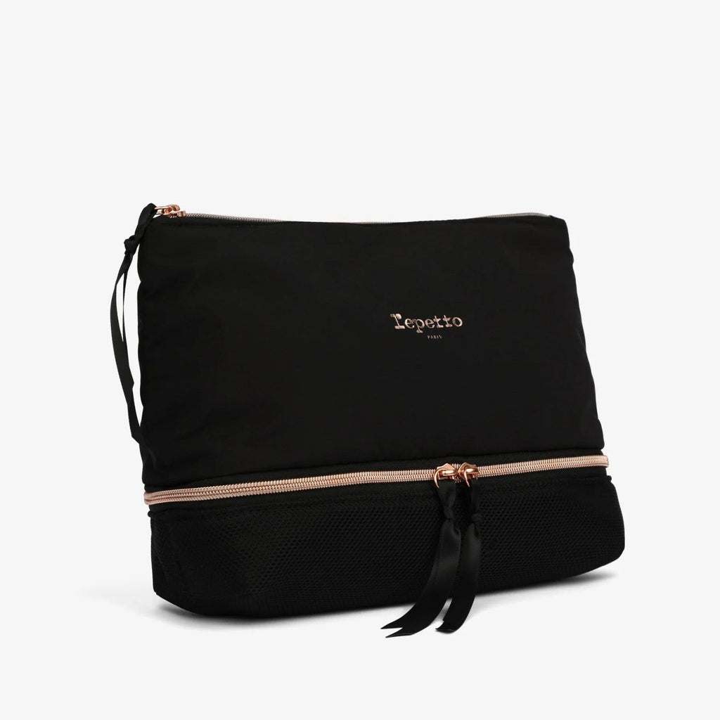 Black Ballet Shoes Bag(H 18 x W 23 x D 9 cm）