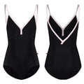 Girls Black "Daria/N-Black/N-Black/N-Rose" Ballet Onesies