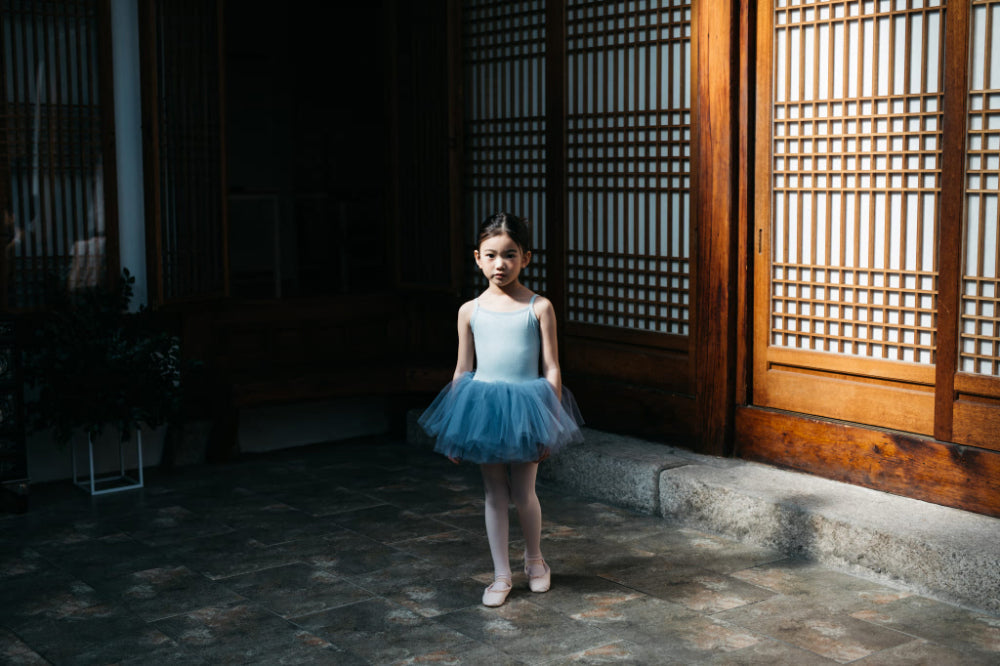 Girls Blue Ballet Onesies