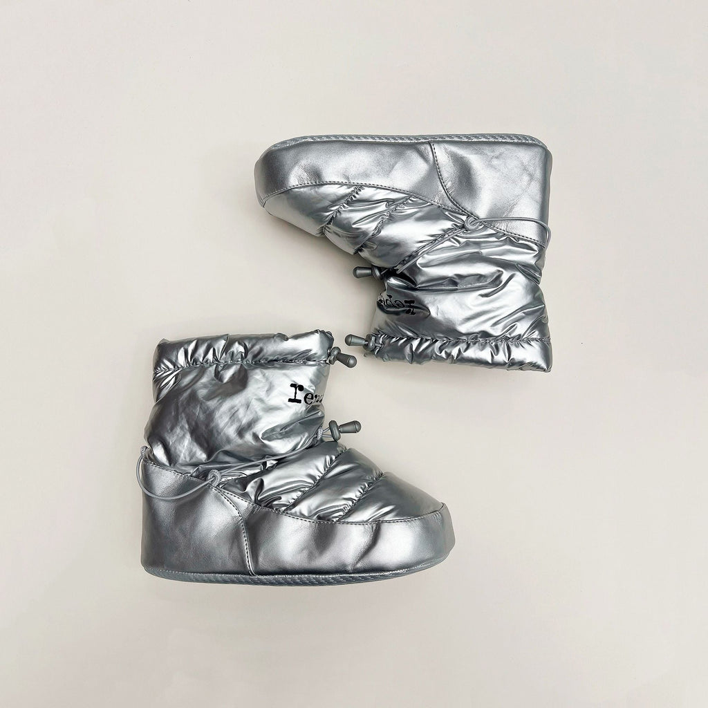 Girls Silver Logo Warm-up Boots