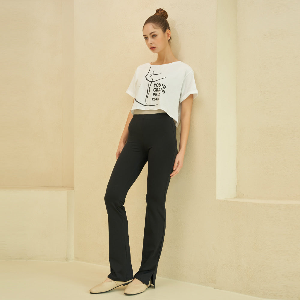 Women White Ballet T-Shirt