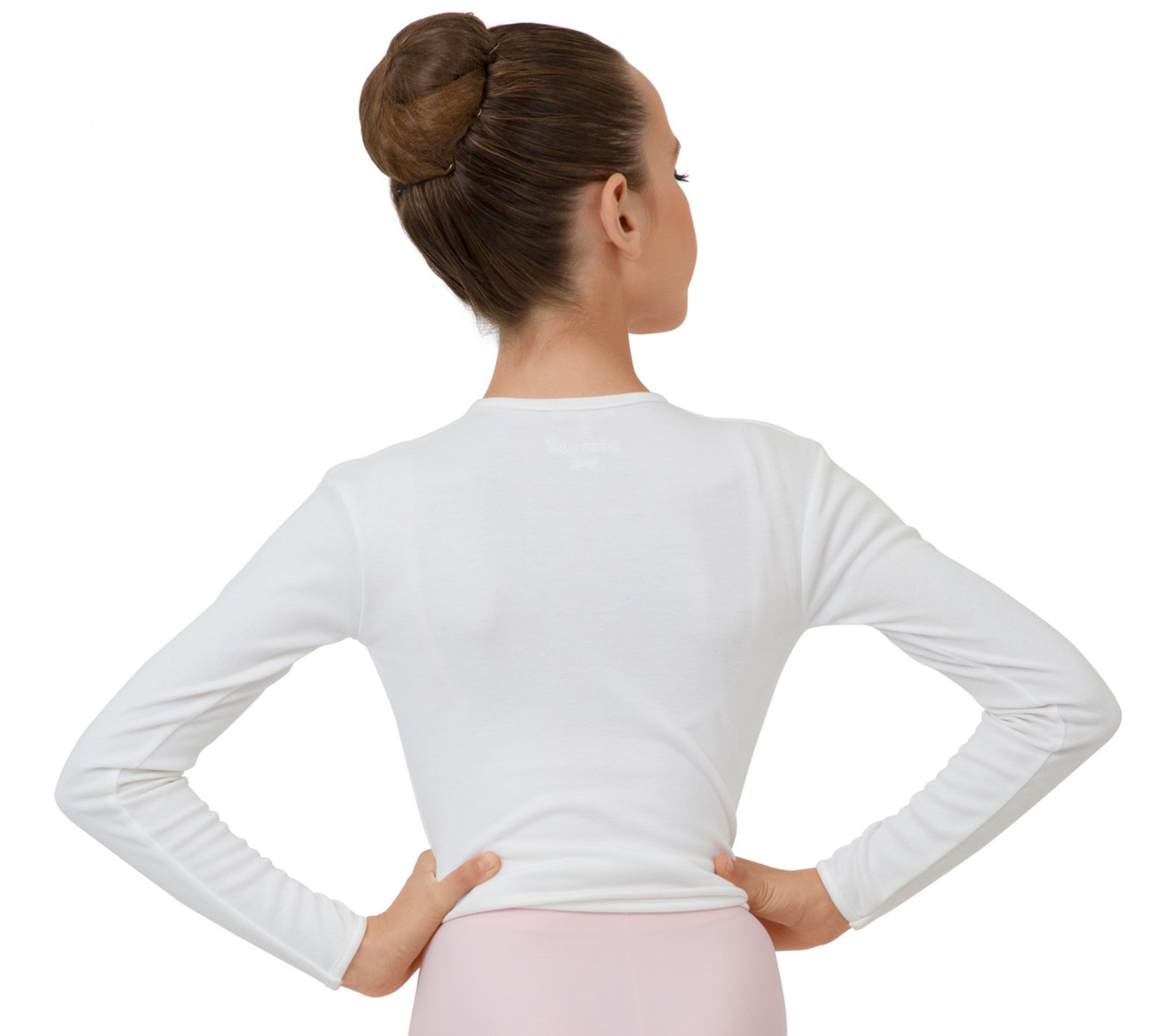 Girls White Cotton Top