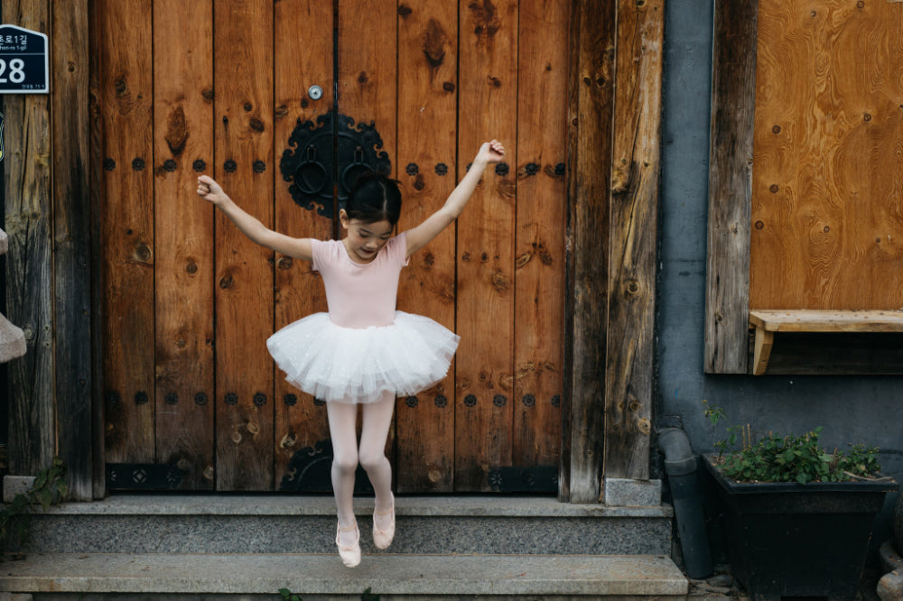 Girls Pink Ballet Onesies