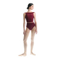 Women Wine Red "ELEANOR" Ballet Onesies(182LE33VL/burgundy)