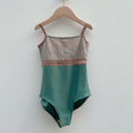 Girls Green "BRIGID" Ballet Onesies(KC17038-C47/L56+L09+PD17+TP14)