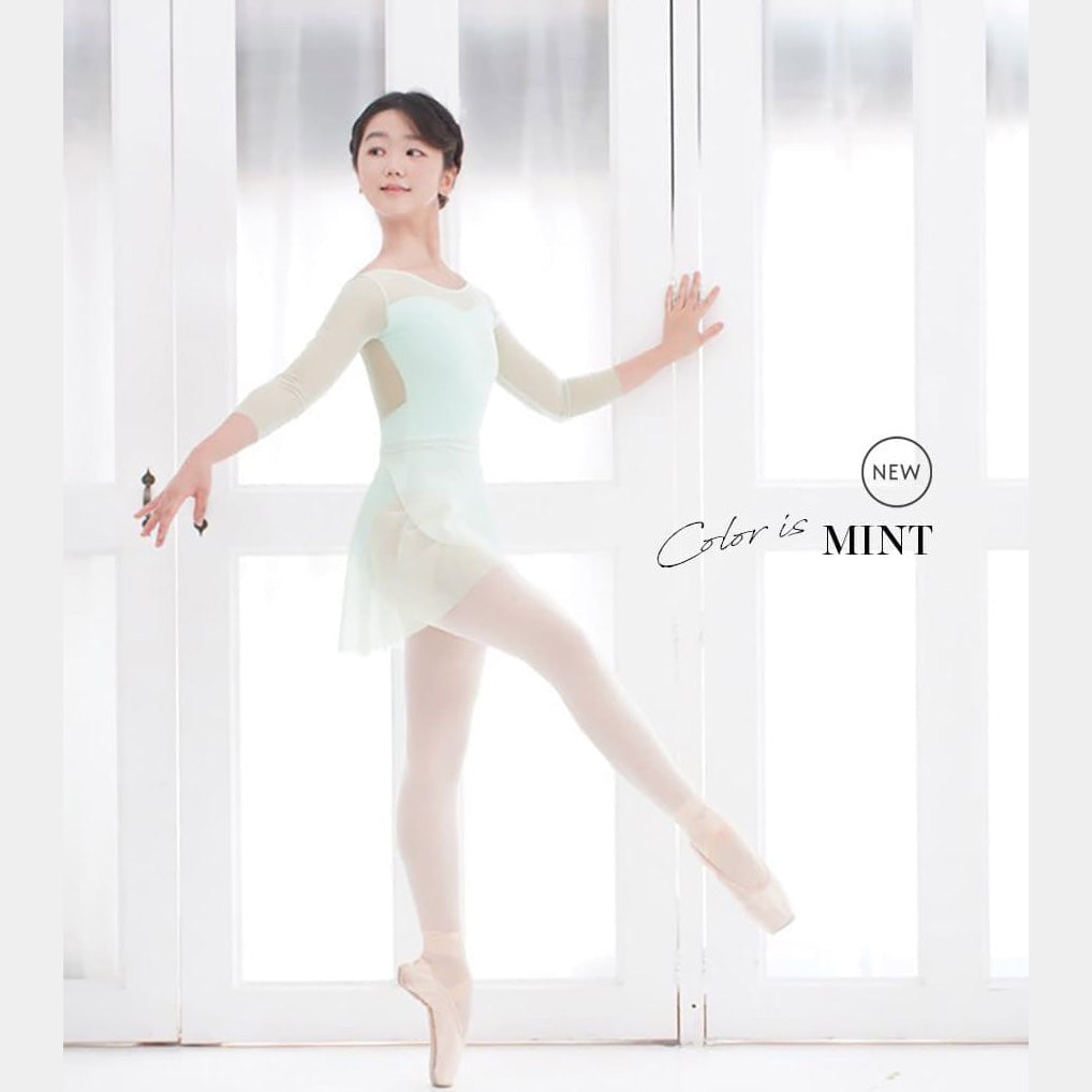 Girls Mint"flora1/mint"Ballet Onesies