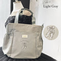 Girls Light Grey"item68/light grey-ballet shoes"Ballet Bag(W 27 x H 30 x D 17 cm)