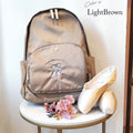 Girls Light Brown"item69/Light Brown"Ballet Backpack(W 28 x H 40 x D 11 cm)