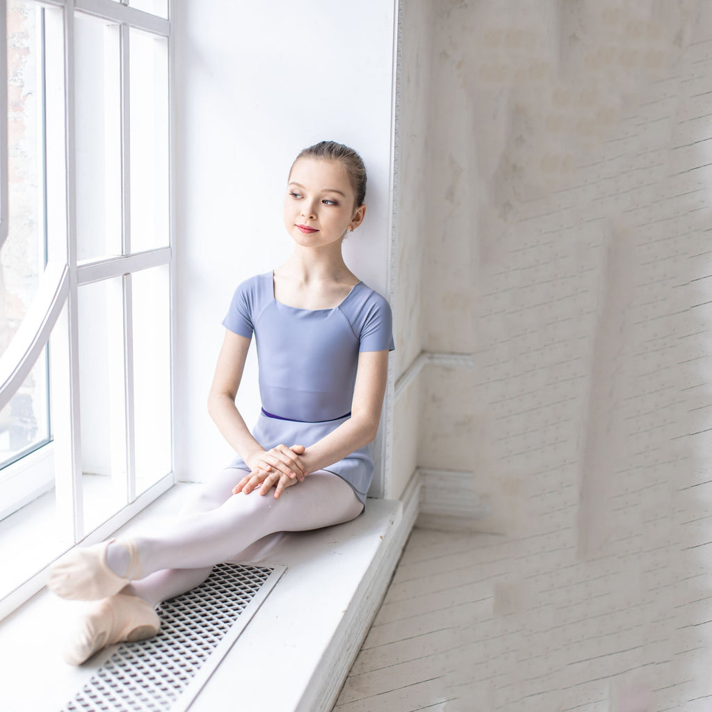 Girls Grey Ballet Onesies