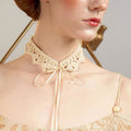 Women Cream Lace Collar(251CO10CO/cream)