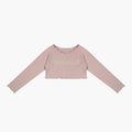 Girls Pink Ballet Crop T-Shirt