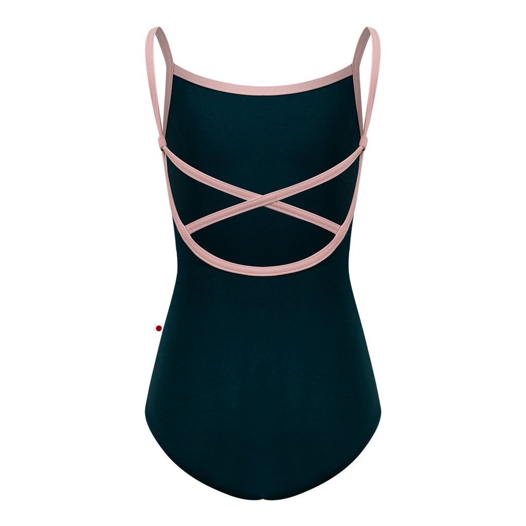Girls Dark Green Ballet Onesies