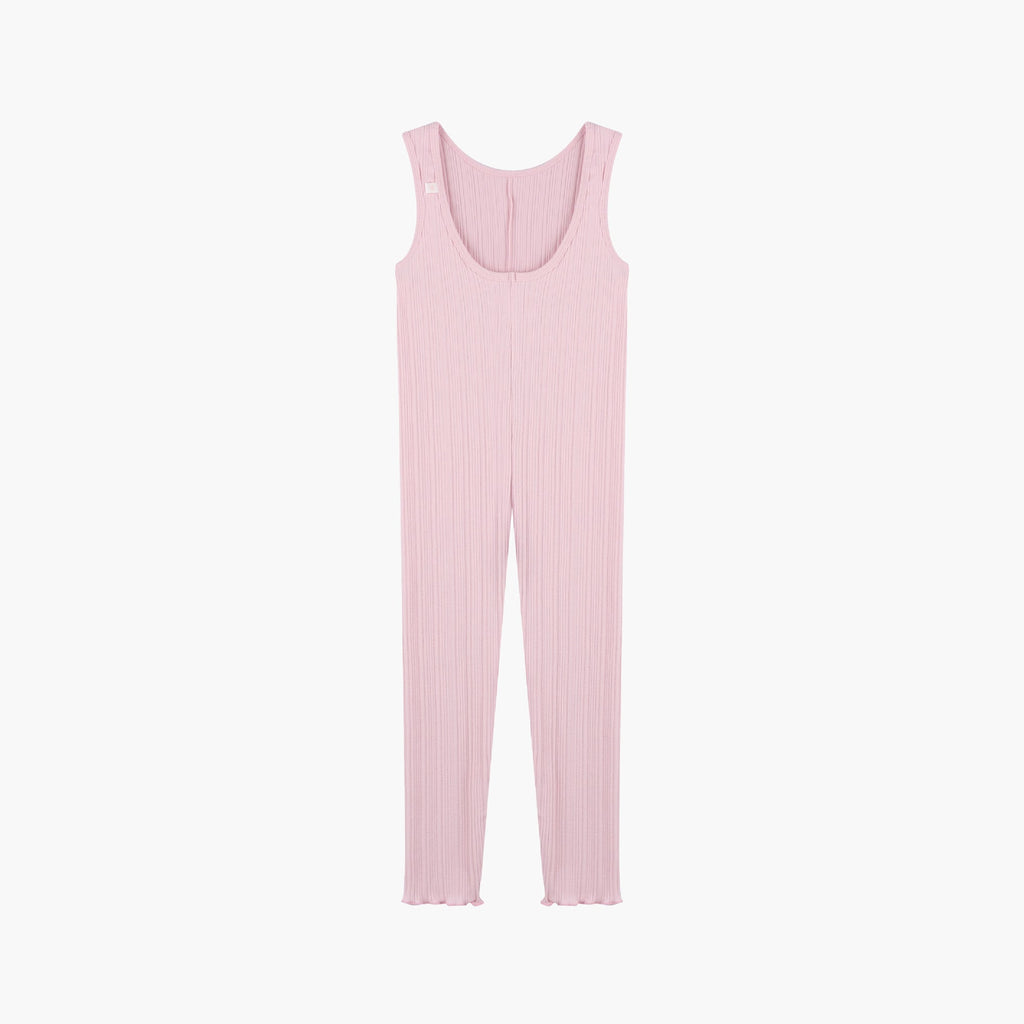 Girls Pink Ballet Jumpsuit
