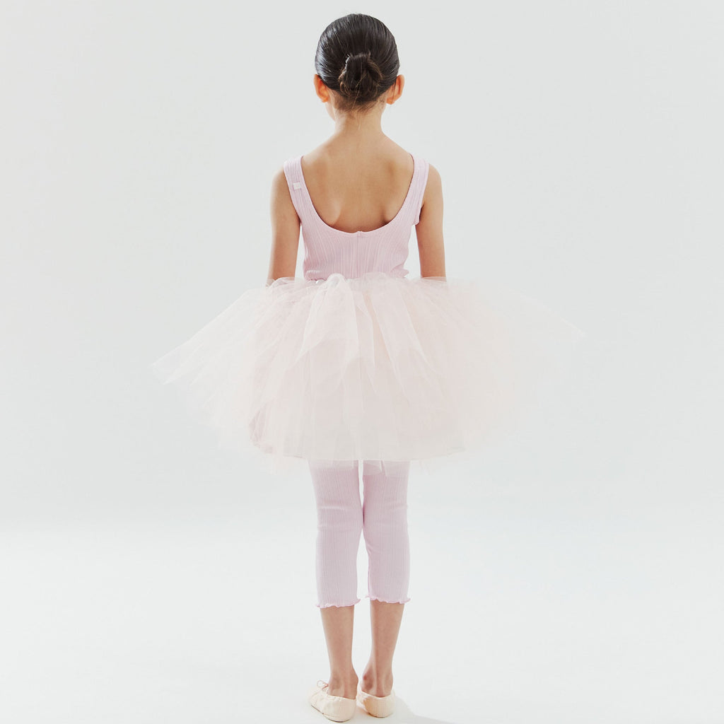 Girls Pink Ballet Jumpsuit