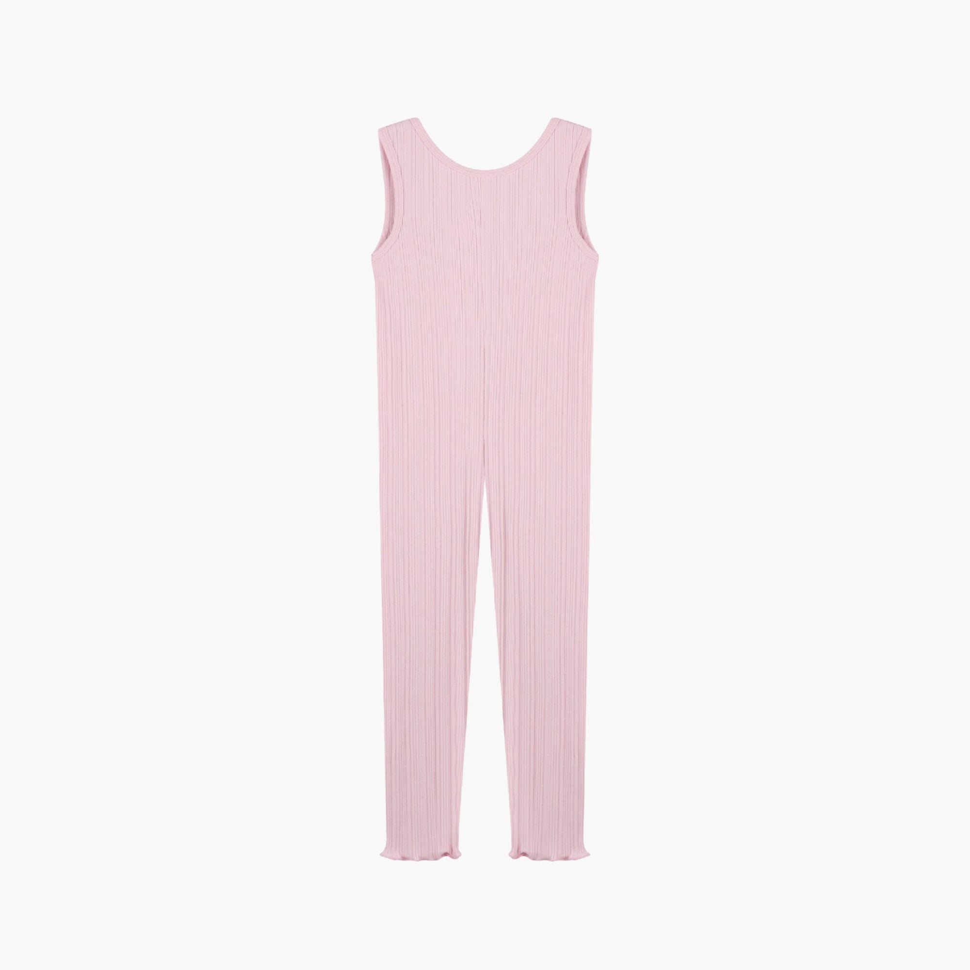 Girls Pink Ballet Jumpsuit