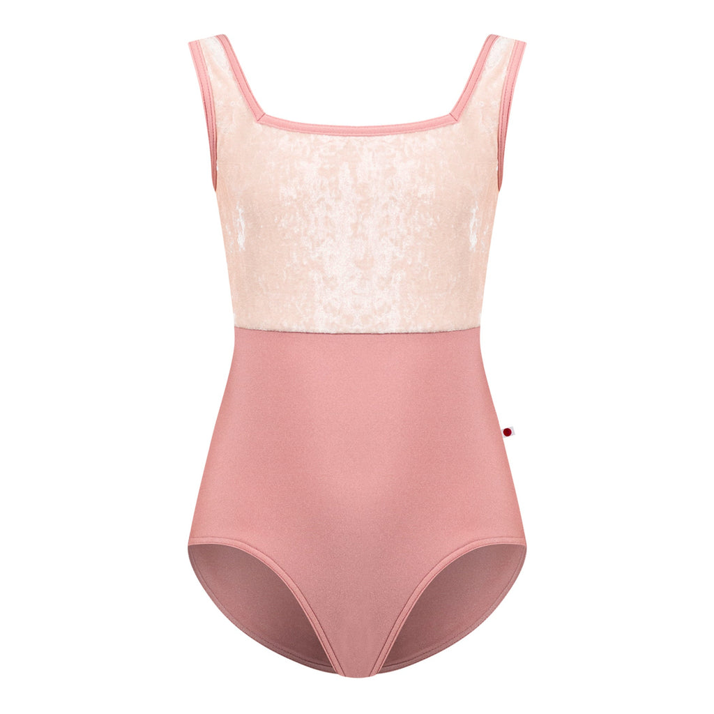Girls Pink Velvet Ballet Onesies